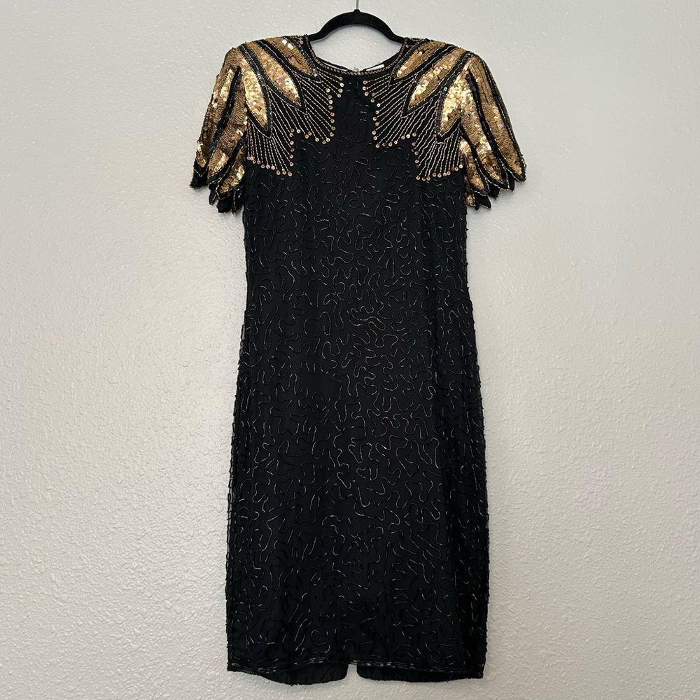 Stenay Vintage 80s Deco Dress